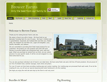Tablet Screenshot of browerfarms.com